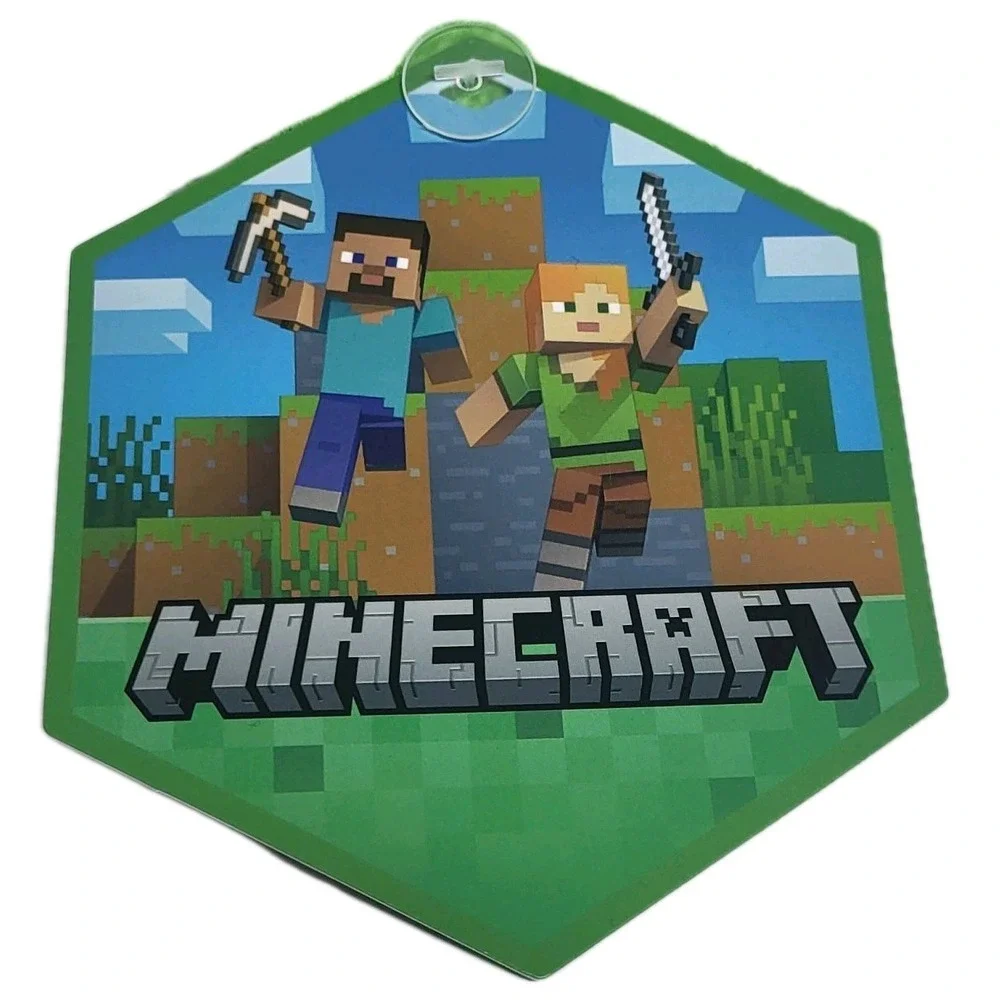 Minecraft Creeper Striped Ribbed‎ Cuffed Beanie Hat NWT Cozy Winter Wear Gift